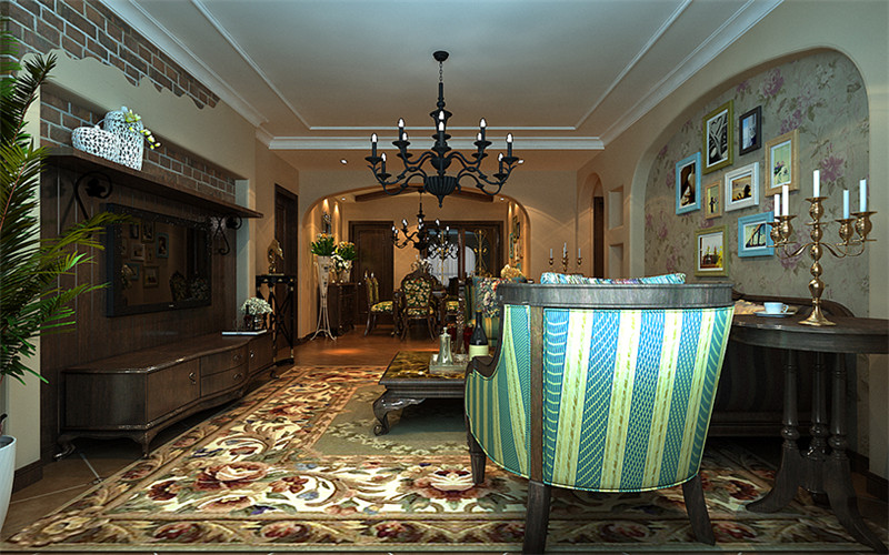 華發(fā)首府170平米「中式」實(shí)景裝修案例(一)