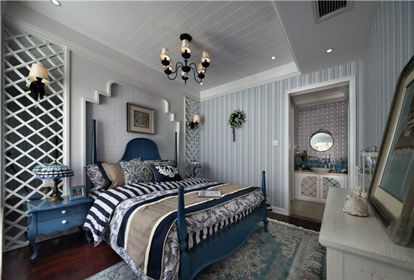 沈陽裝修公司100米兩室「地中海」裝修風(fēng)格案例圖