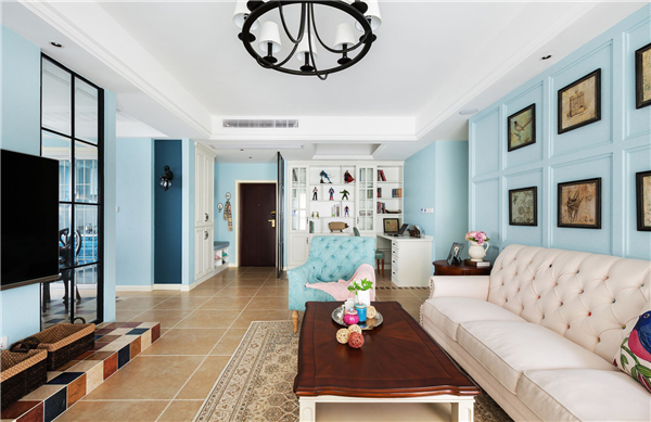 沈陽裝修公司135平米「田園風格」裝修案例圖