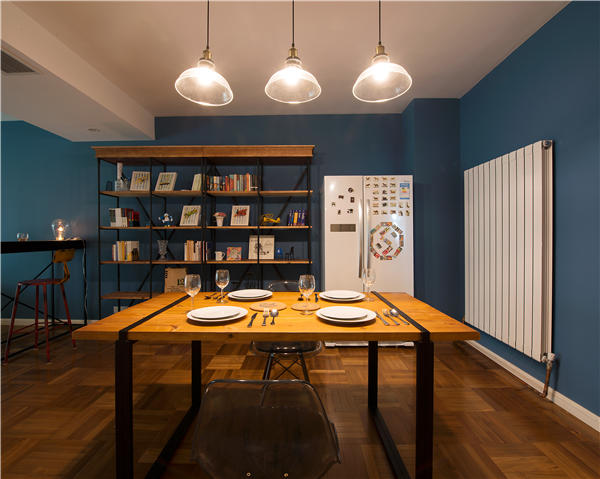 沈陽-法蘭香頌88平「工業風格」裝修設計風格案例